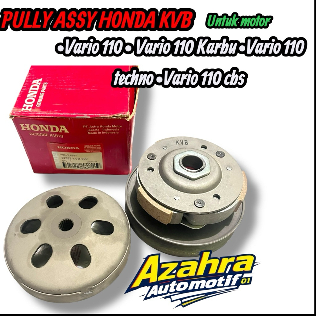 Pully Honda KVB Pully Assy komplit Honda Vario 110 Techno Vario 110/Vario 110 Karbu vario 110 CBS