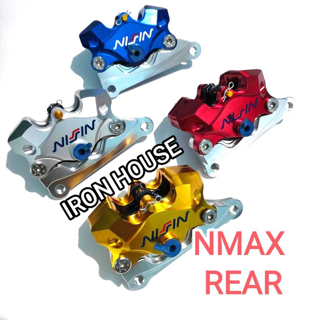 KALIPER 2 PISTON DEPAN & BELAKANG YAMAHA NMAX + BREKET NMAX + BAUT KALIPER NMAX BELAKANG / KALIPER N