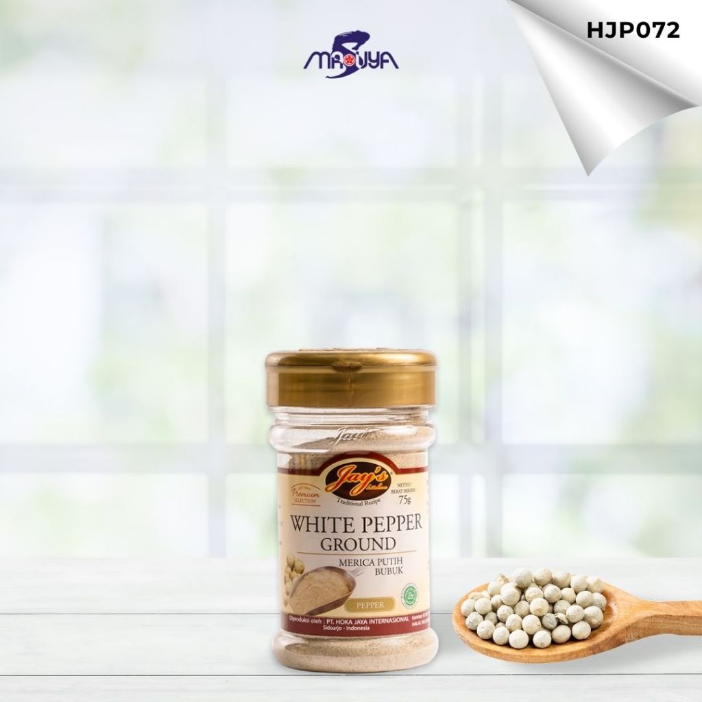 

Jay's White Pepper ground 75GR - HJP072