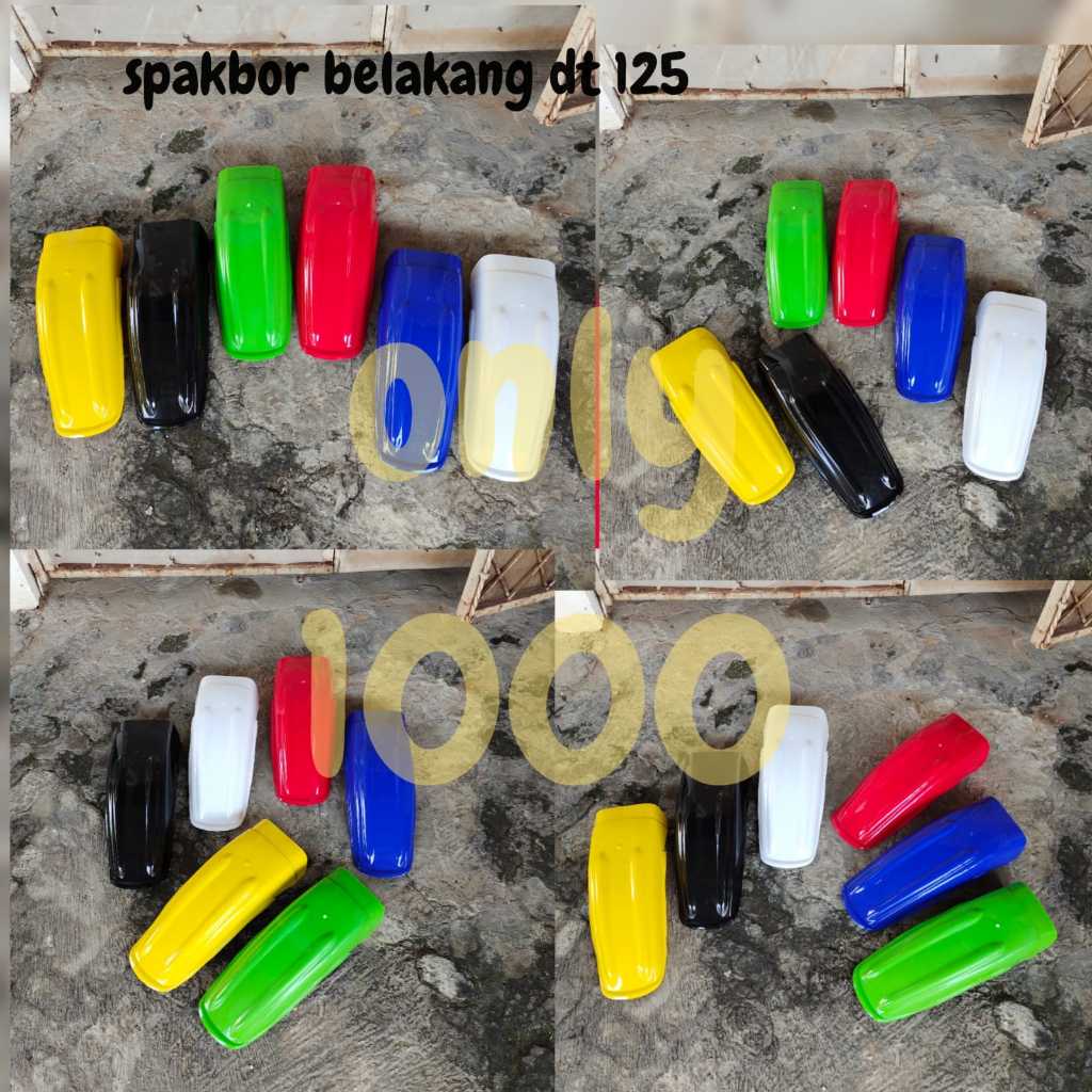 SPAKBOR BELAKANG TRAIL VINTAGE JADUL DT 125 REAR FENDER SLEBOR TS  TS XR XL KDX HUSQ KTM CR MTX RM T