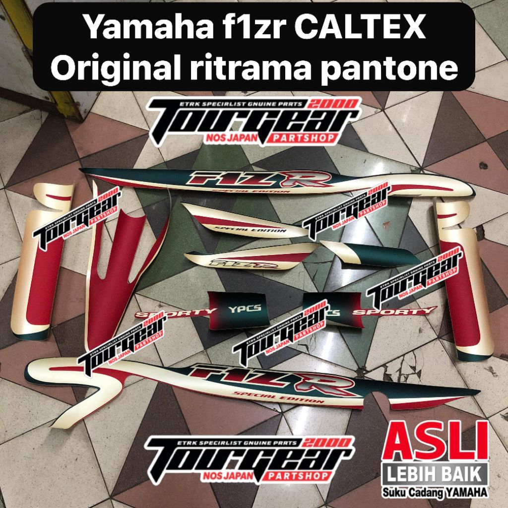 STRIPING F1ZR F1Z R CALTEX ORIGINAL RITRAMA PANTONE LOST PACK