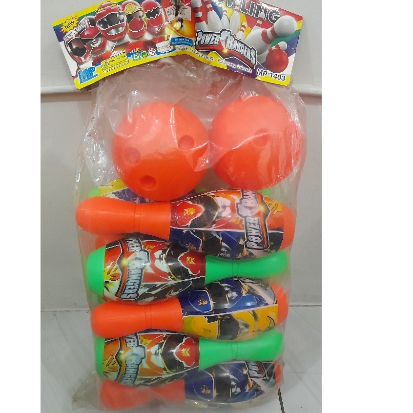 K5-Bowling Power Rangers Set / Bowling Power Rangers Set – Mainan Bowling Anak Tema Power Rangers Se