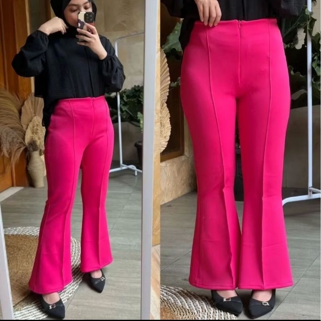 celana scuba kulot cutbray/celana cutbray scuba jumbo/celana panjang cutbray