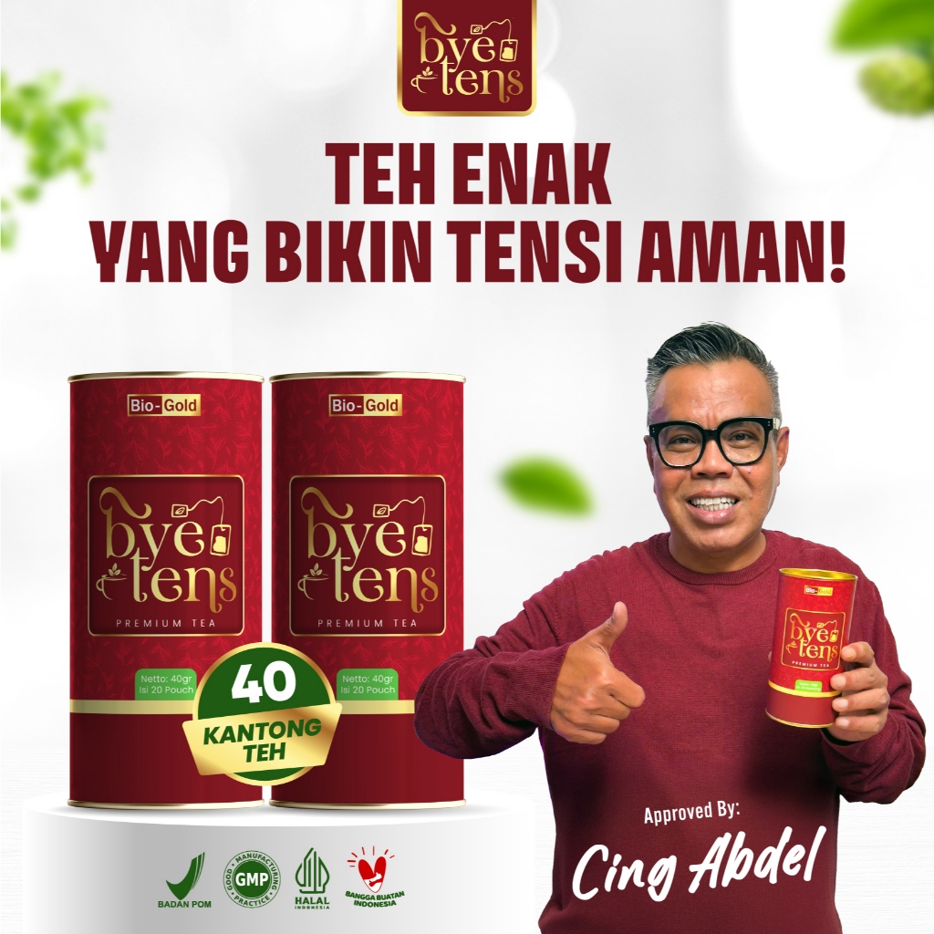

Bye Tens - Bundling 2 Kaleng Premium Tea Herbal Daun Teh Hijau Seledri & Mengkudu Obat Hipertensi Tekanan Darah Tinggi