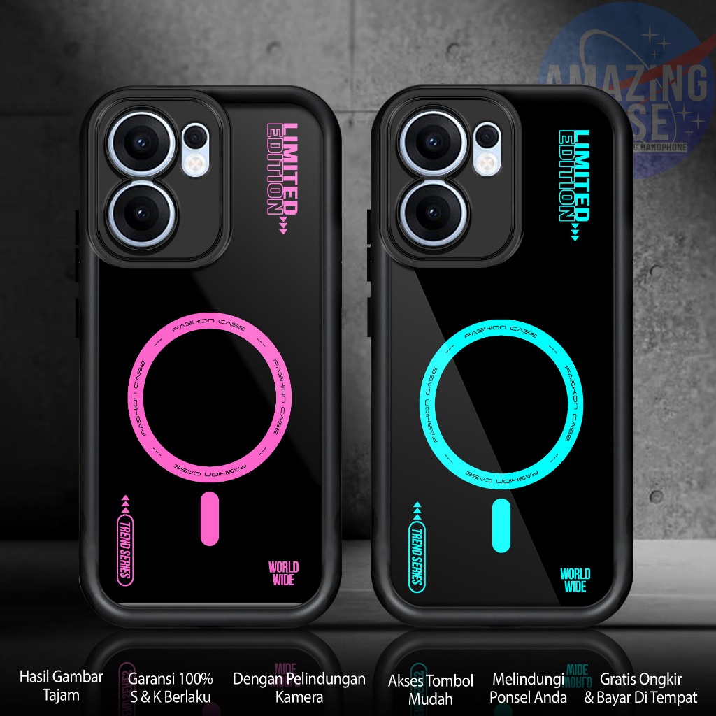 Softcase Glass kaca For OPPO RENO 13F 4G 5G RING Casing Handphone Case Hp Procamera