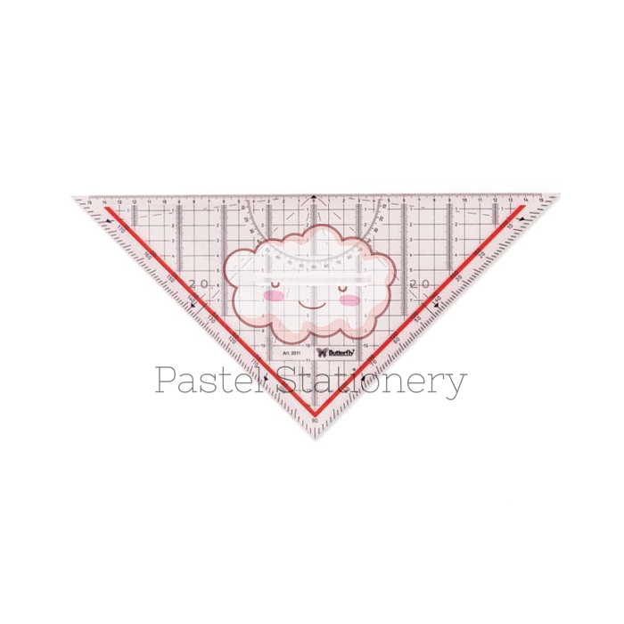 

Penggaris Segitiga Pegangan Butterfly 2011 32cm - Penggaris Dewa Mahasiswa Teknik Design Arsitek 32 cm