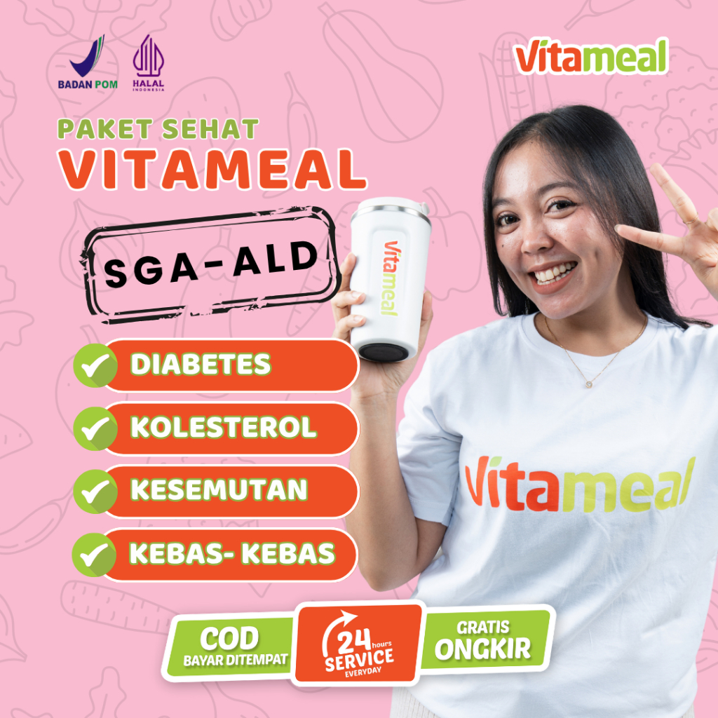 

Vitameal Oatmeal Superfood Healthy Rendah Gula Oat Lambung Serbuk Meal Sereal Darah Tinggi Fiber Mixberry Nutrisi SGA ALD