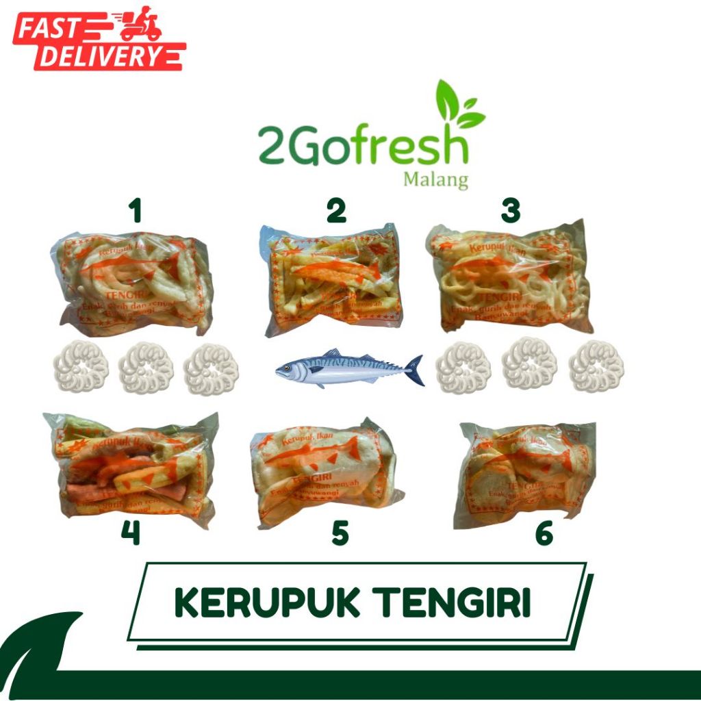 

Kerupuk Ikan Tengiri | 2Gofresh | Sayuran | Ayam | Ikan | Daging | Dapur | instant | Fresh | Halal |