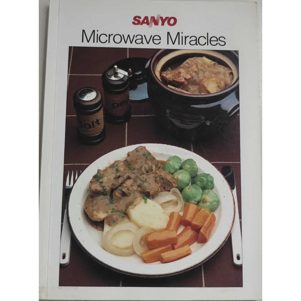 BUKU MASAK SANYO MICROWAVE MIRACLES (BEKAS ORIGINAL)
