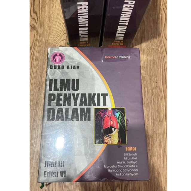 BUKU ILMU PENYAKIT DALAM edisi 6 jilid 1,2&3