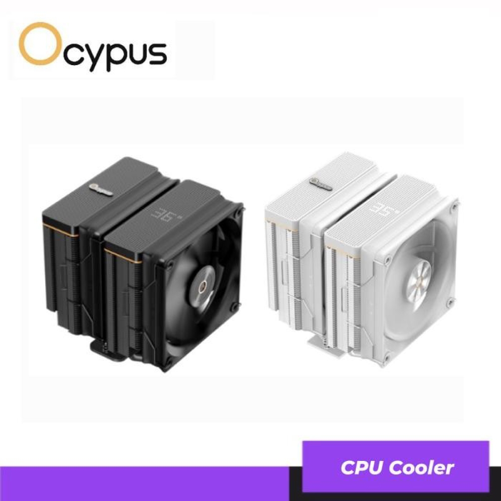 OCYPUS Iota A62 | Digital Display Dual-tower 6 Heat pipes Air Cooler