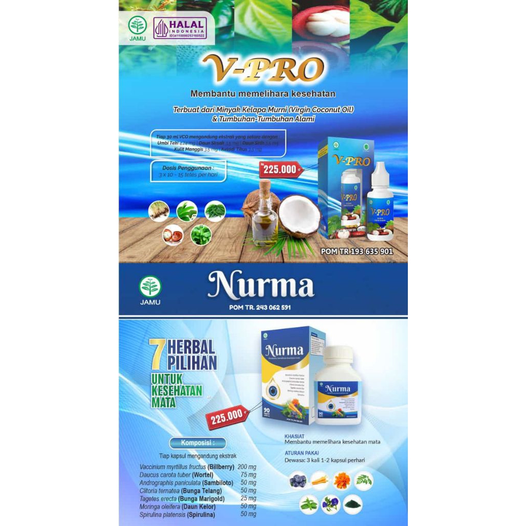 VPRO jamutetes herbal AFIAFIT dll dijamin original