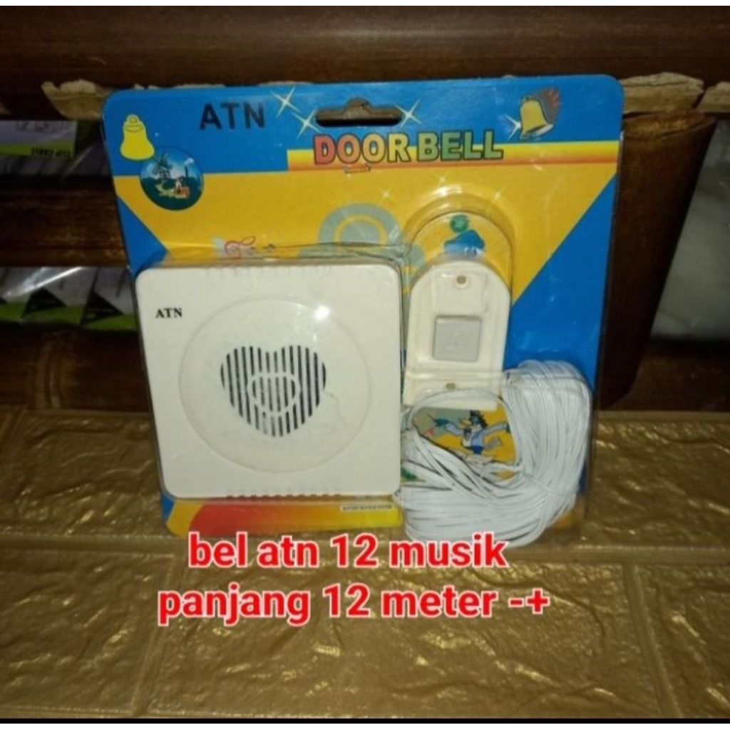bel rumah12 lagu kabel 15 meter pakai baterai