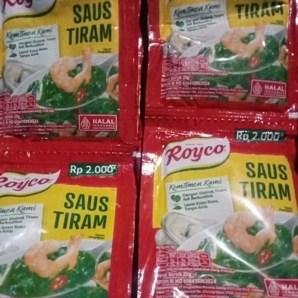 

Royco saus tiram sachet 20 gr ( 10 pcs )