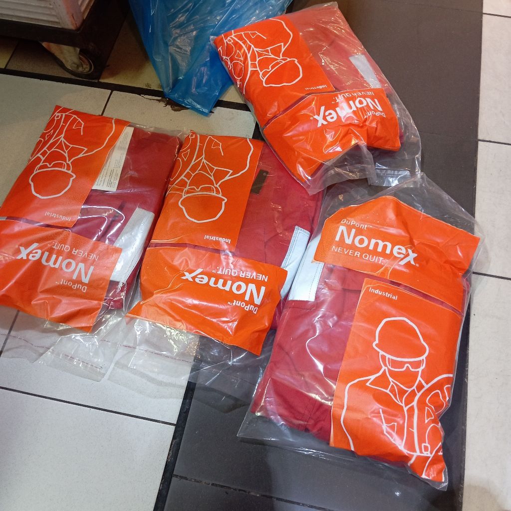 Coverall Nomex dupont ori/wearpack dupont nomex original merah