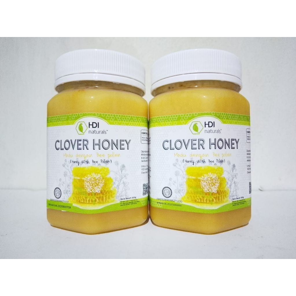 

⭐ madu clover honey ori produksi terbaru exp 2029 - 500 gram