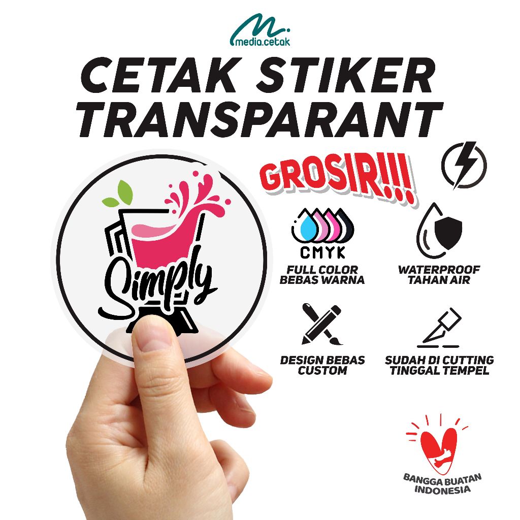 

(HARGA GROSIR) CETAK STIKER LABEL KEMASAN A3+