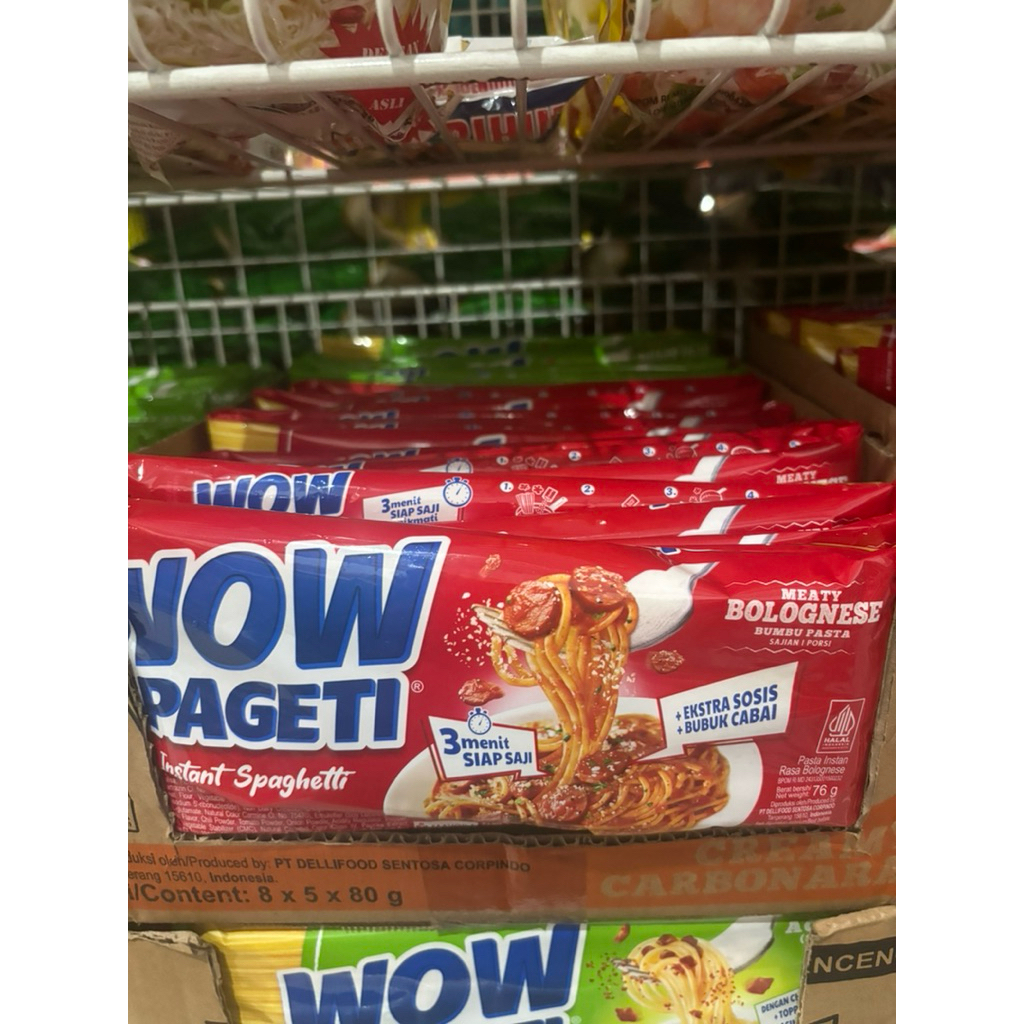 

TERMURAH WOW SPAGETI ISI 4pcs