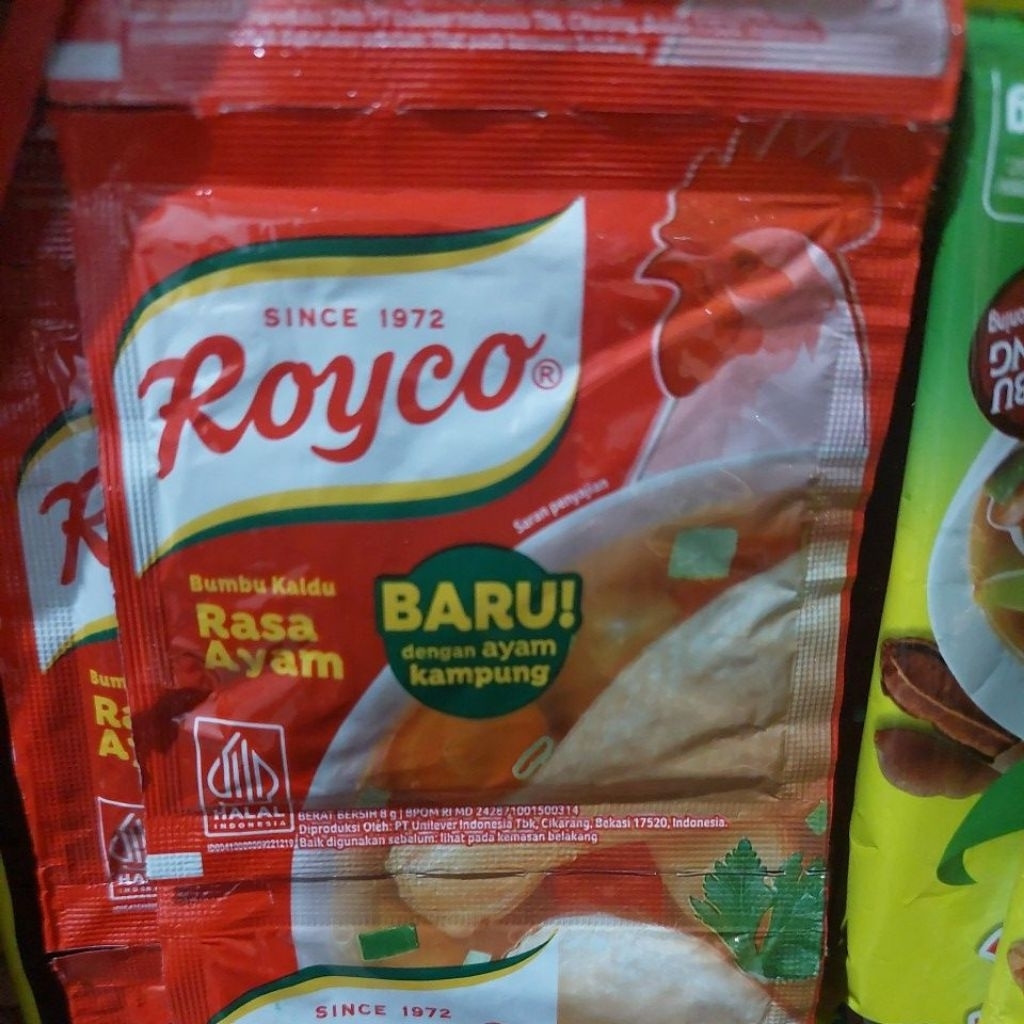 

Royco ayam | 8gr | 1 renceng isi 12 pcs