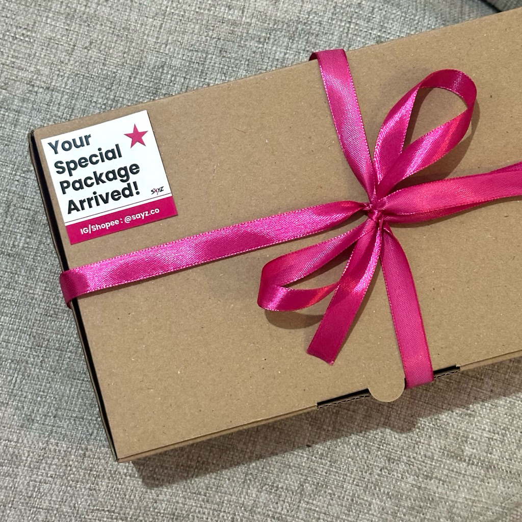 

[Optional] Packing Kado – Bubble Wrap / Box | Upgrade Tambahan Kemasan Aman untuk Pengiriman | SAYZCO