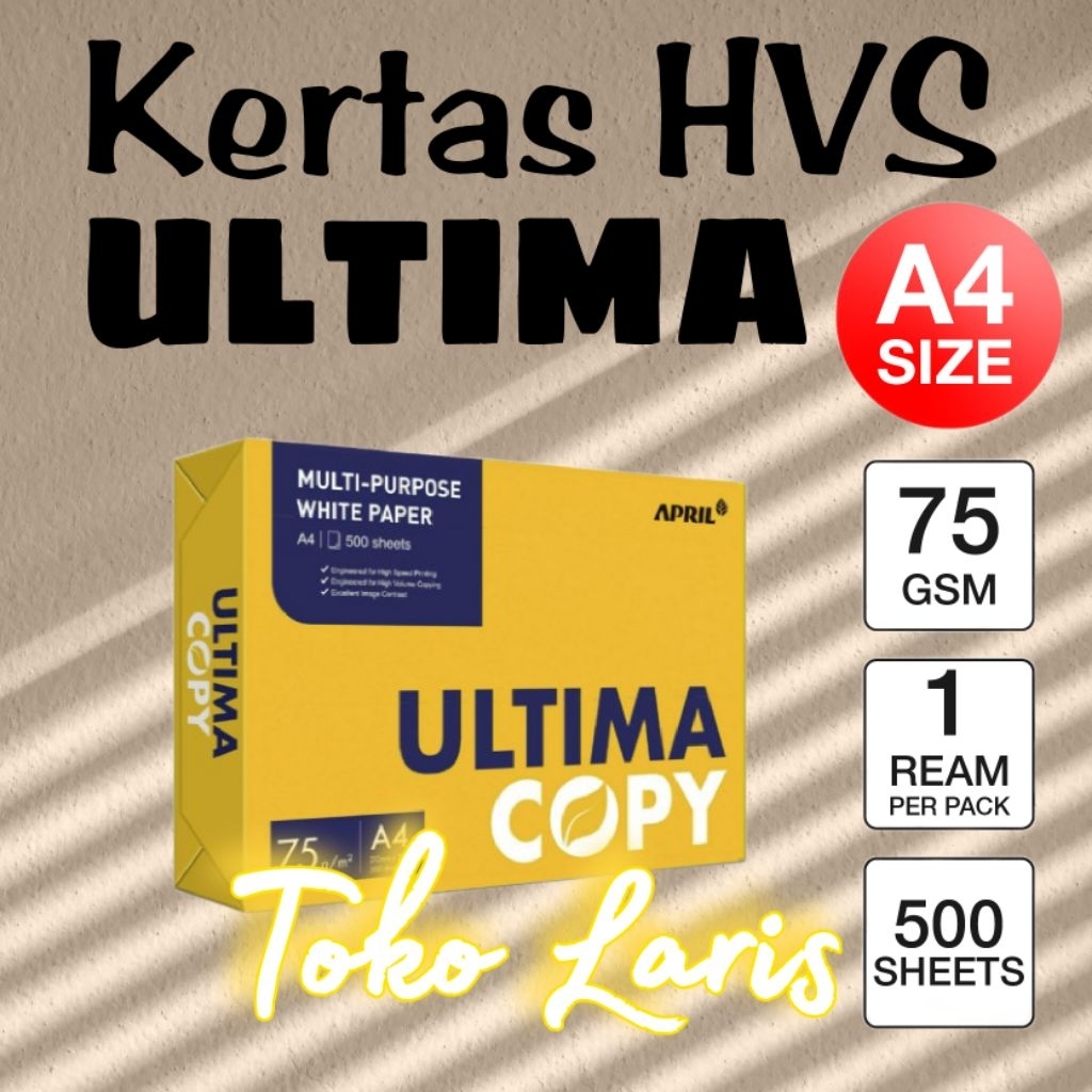 

Kertas HVS A4 75gr 75gsm ULTIMA Putih