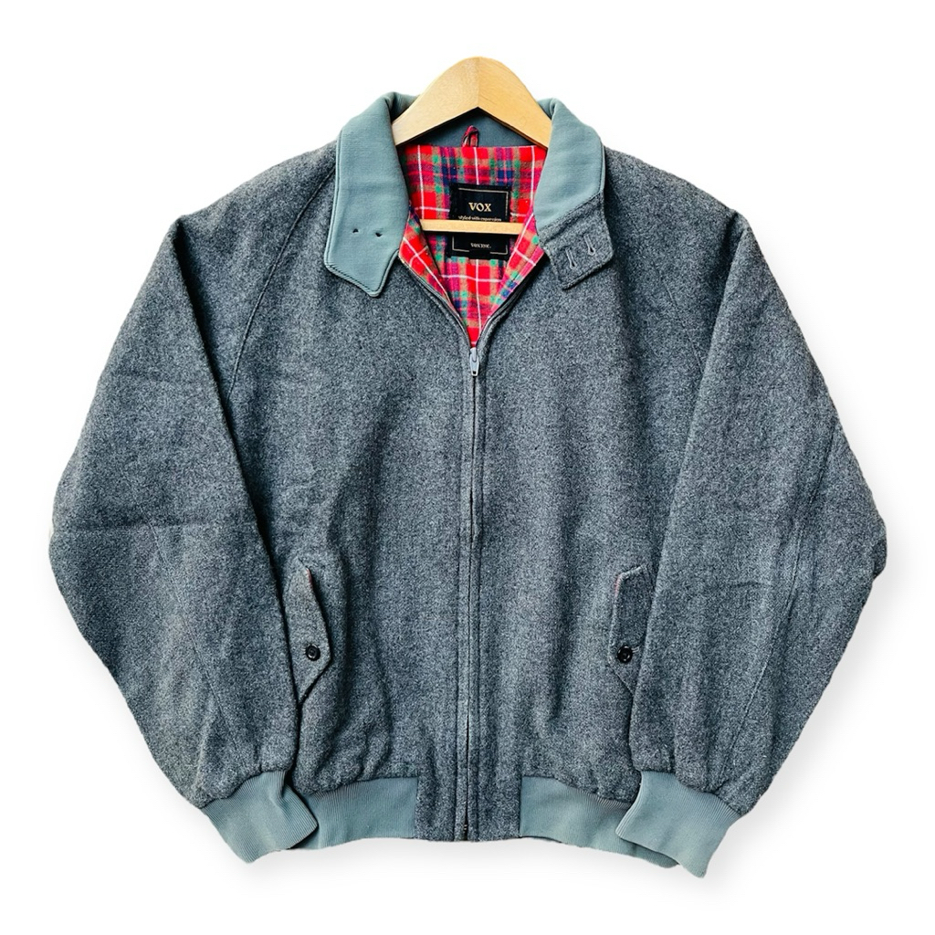 Harrington Jacket Vox Wool (Dark Gray)