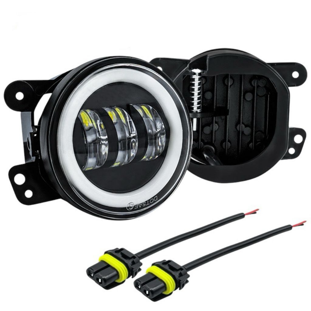 Sepasang Led Foglamp Pajero Ertiga Avanza Livina Panther Apv Universal Daymaker 4 inch Ring light 2 