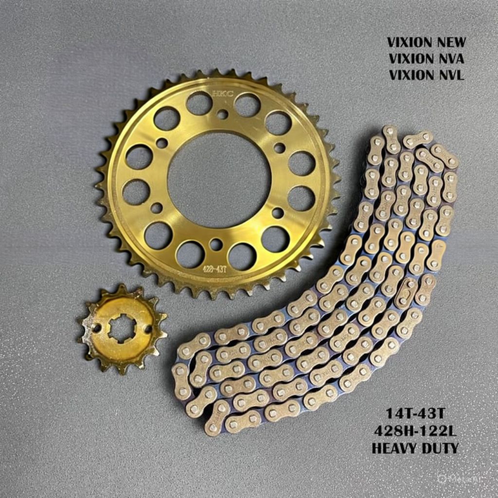 Gear Set Rantai Motor Yamaha Vixion Original