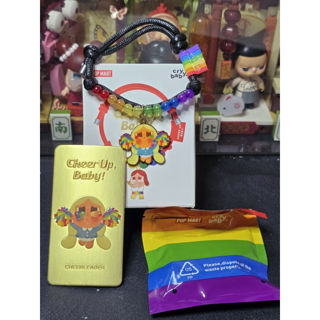 READY VERY RARE SET LAWAS SECRET CHEERLEADER CRYBABY CHEER UP BABY BRACELET