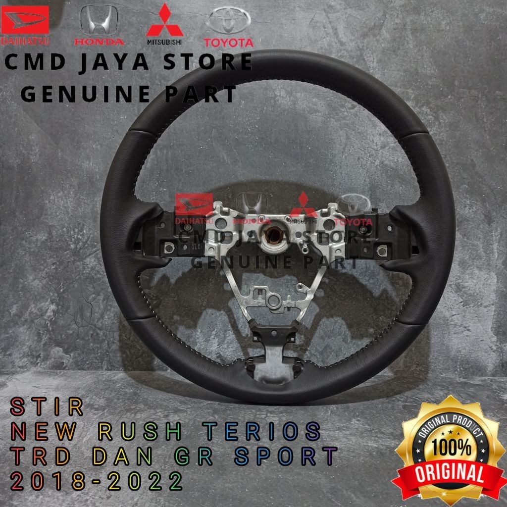 Setir Stir Lingkar Rush Baru Terios 2018-2024 TRD GR SPORT Original