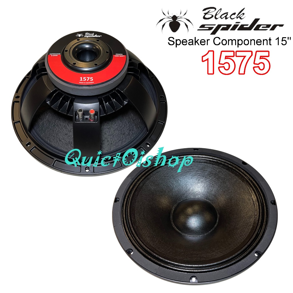 Speaker Component Black spider 1575 Komponen Speaker Blackspider 1575 15 in