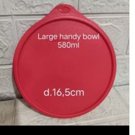 tutup large handy bowl, modular bowl 600 Tupperware