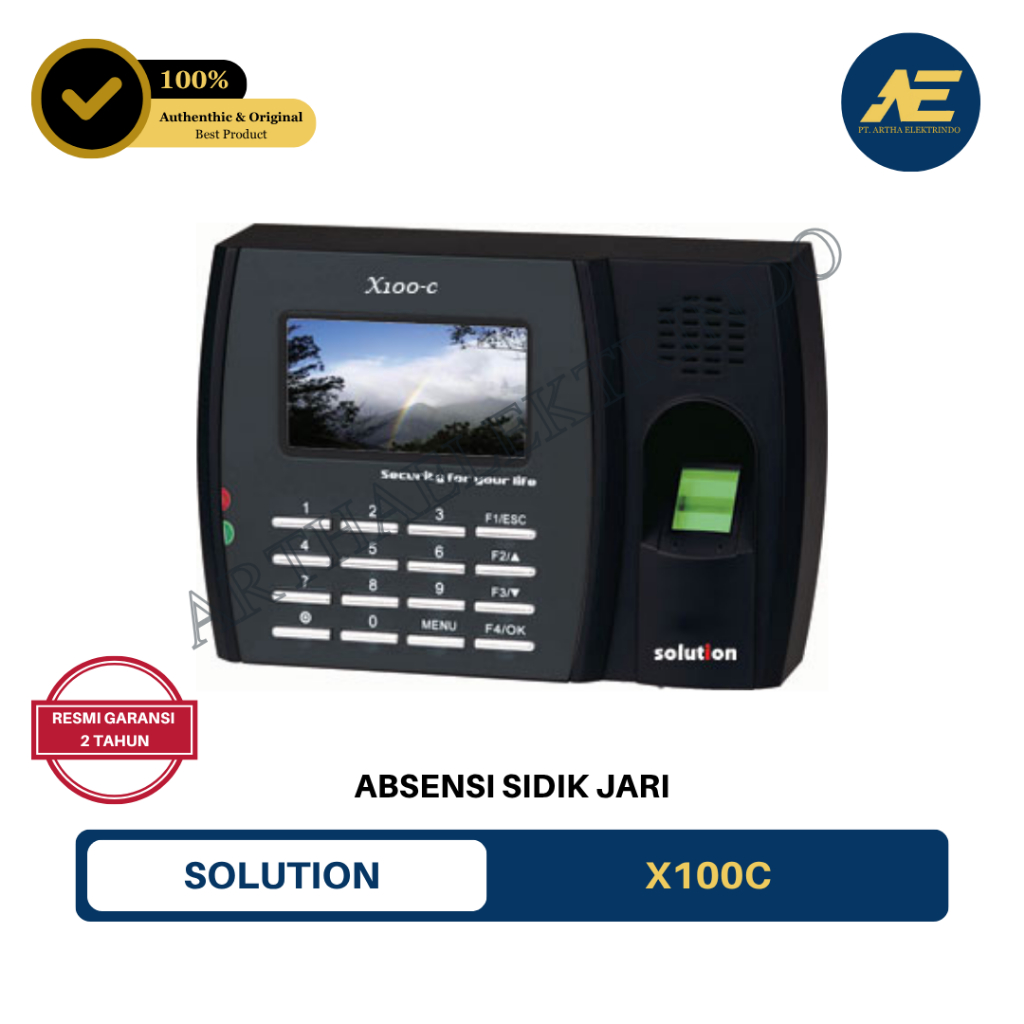 Solution X100C Mesin Absensi Finger Print / Solution X 100C / Solution X 100 C