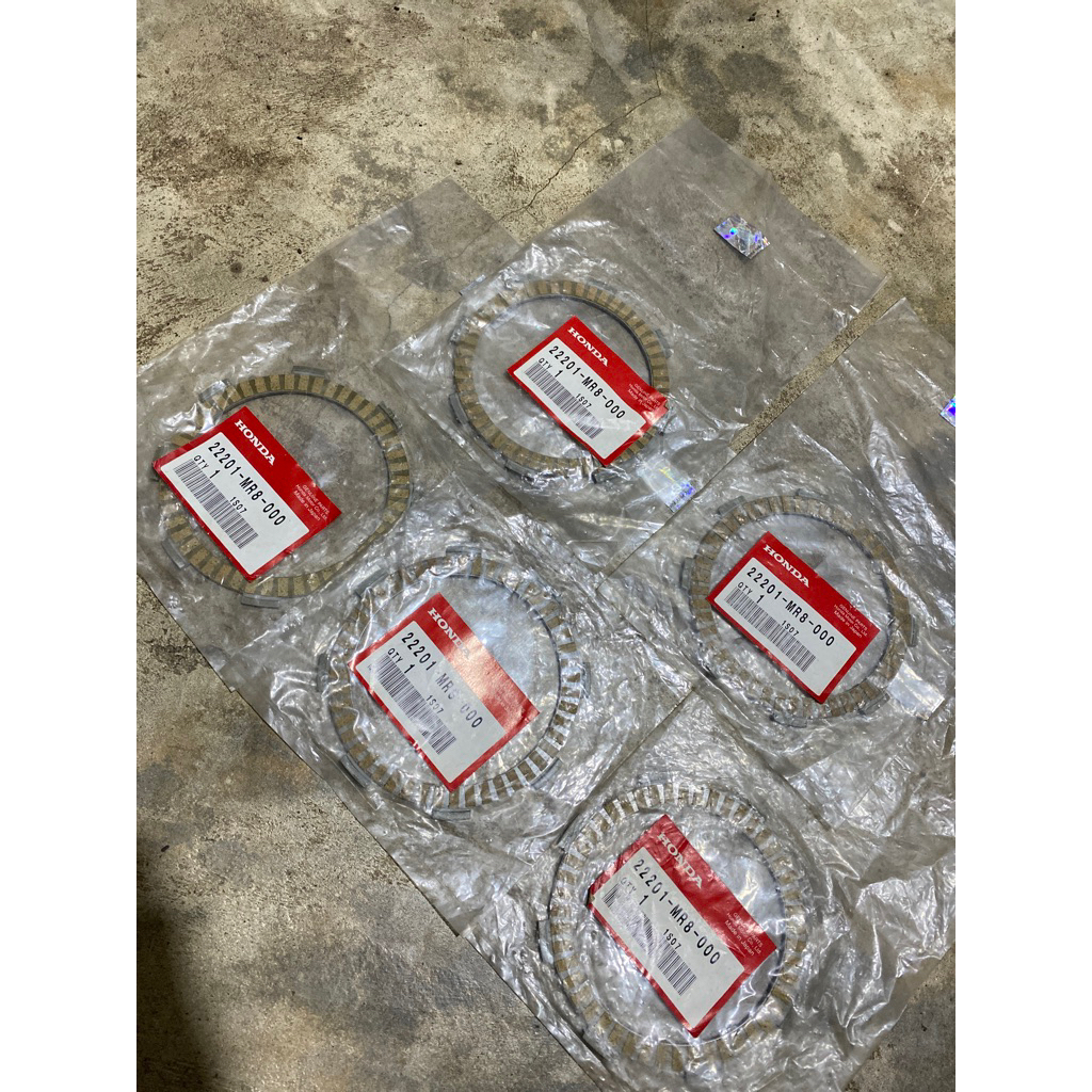 22201-MR8-000 Kampas Kopling Disk Clutch Friction Megapro Monoshock Verza CRF 150 L original