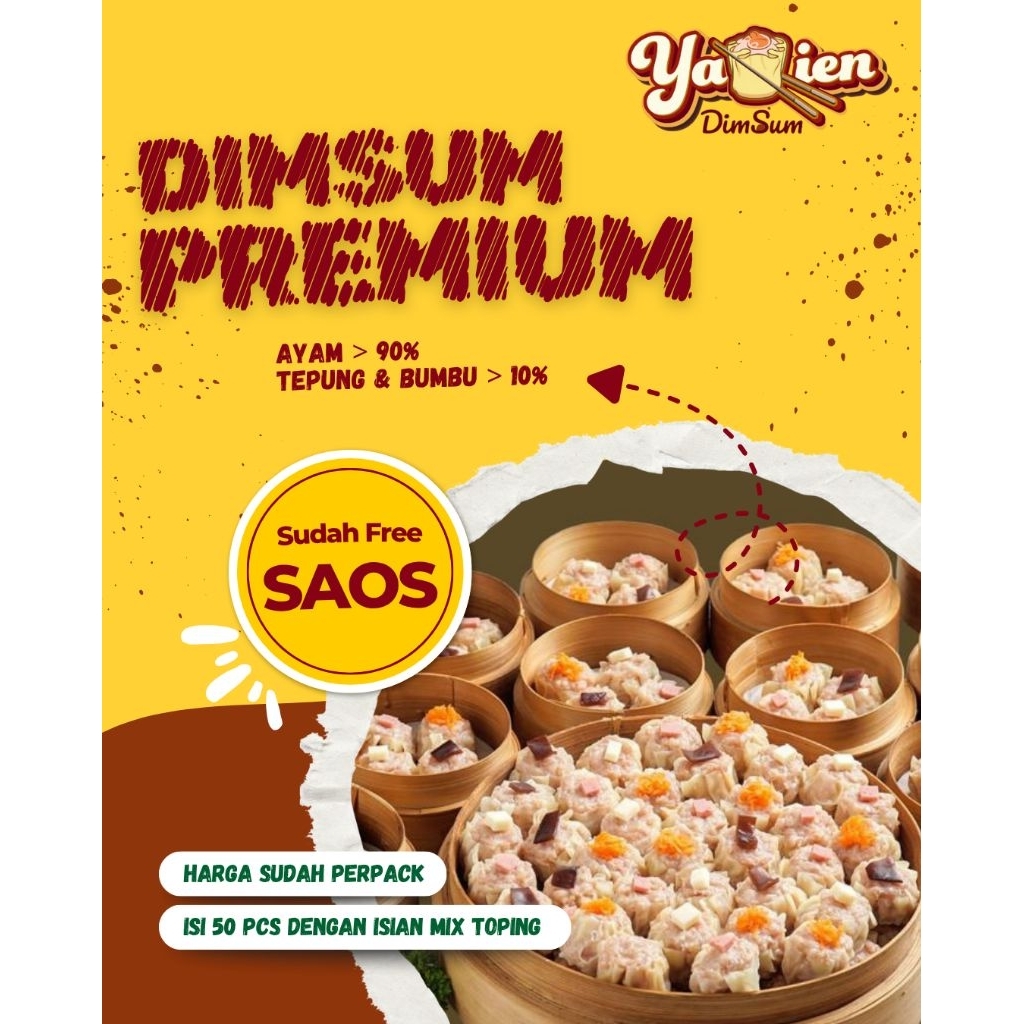 

DIMSUM Premium Original 50pcs
