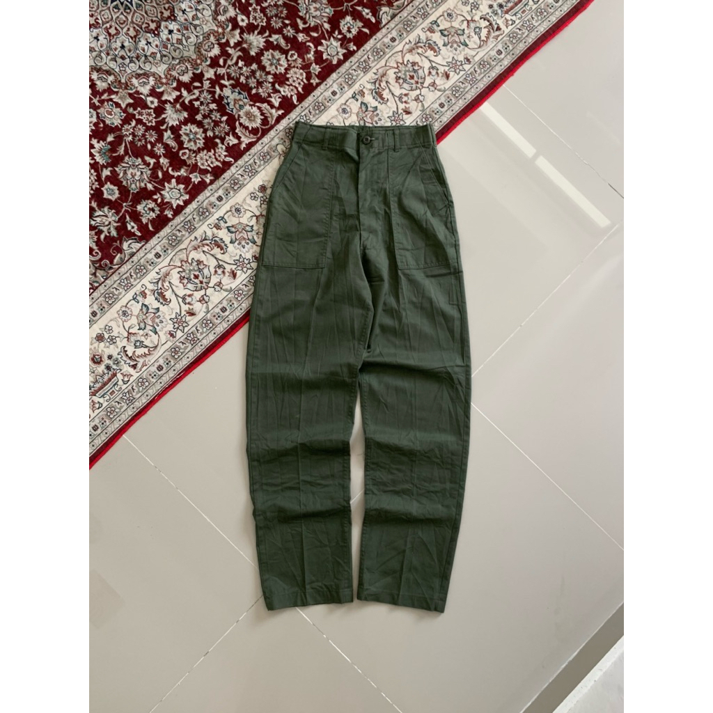 Vintage Us Army Trousers Fatigue Sateen 507-Og