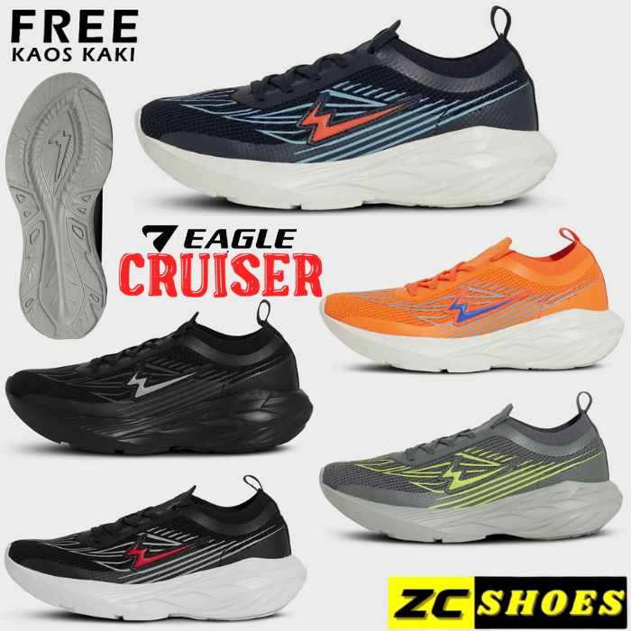 EAGLE CRUISER Running Daily Running LifeStyle Shoes - Sepatu Running Pria Wanita Original Eagle