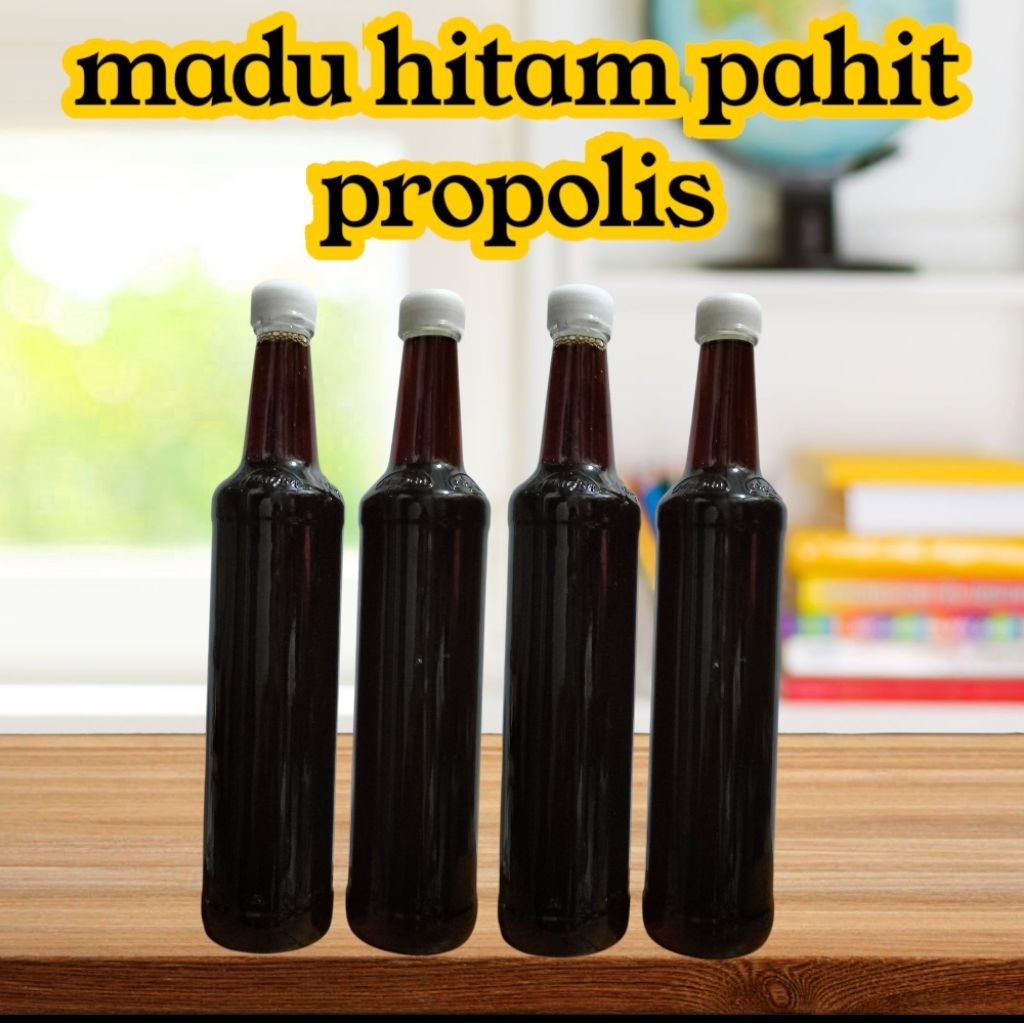 

Madu hitam pahit propolis habatussaudah asli murni 100% tanpa campuran berkhasiat 700 gram