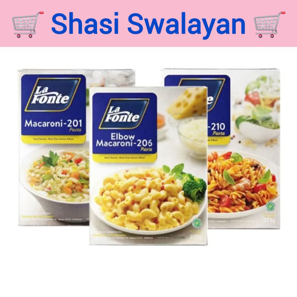 

La Fonte Macaroni 225 gram - Macaroni/ Elbow/ Spiral