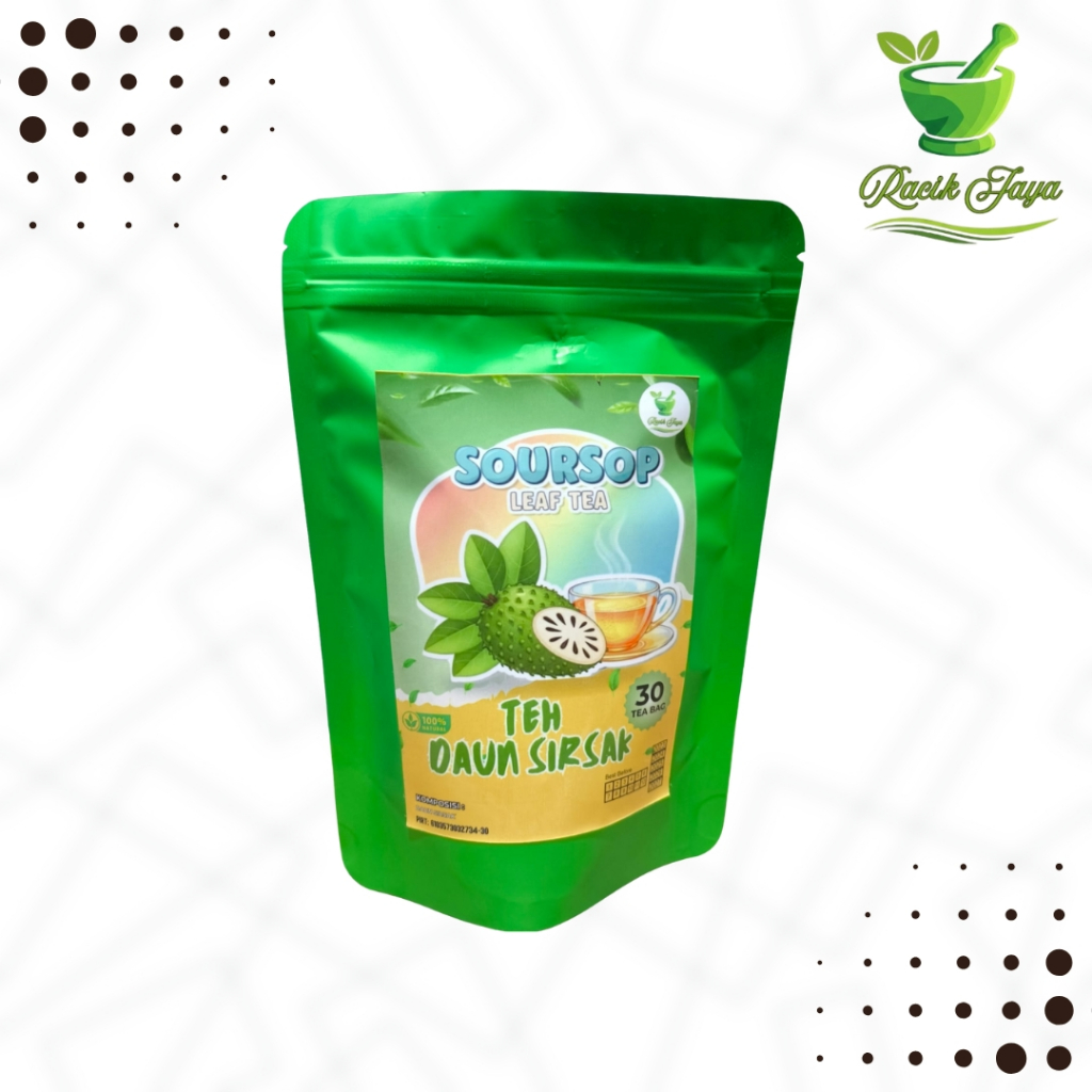 

Teh Daun Sirsak Minuman Herbal 100% Asli Ekstrak Daun Sirsak