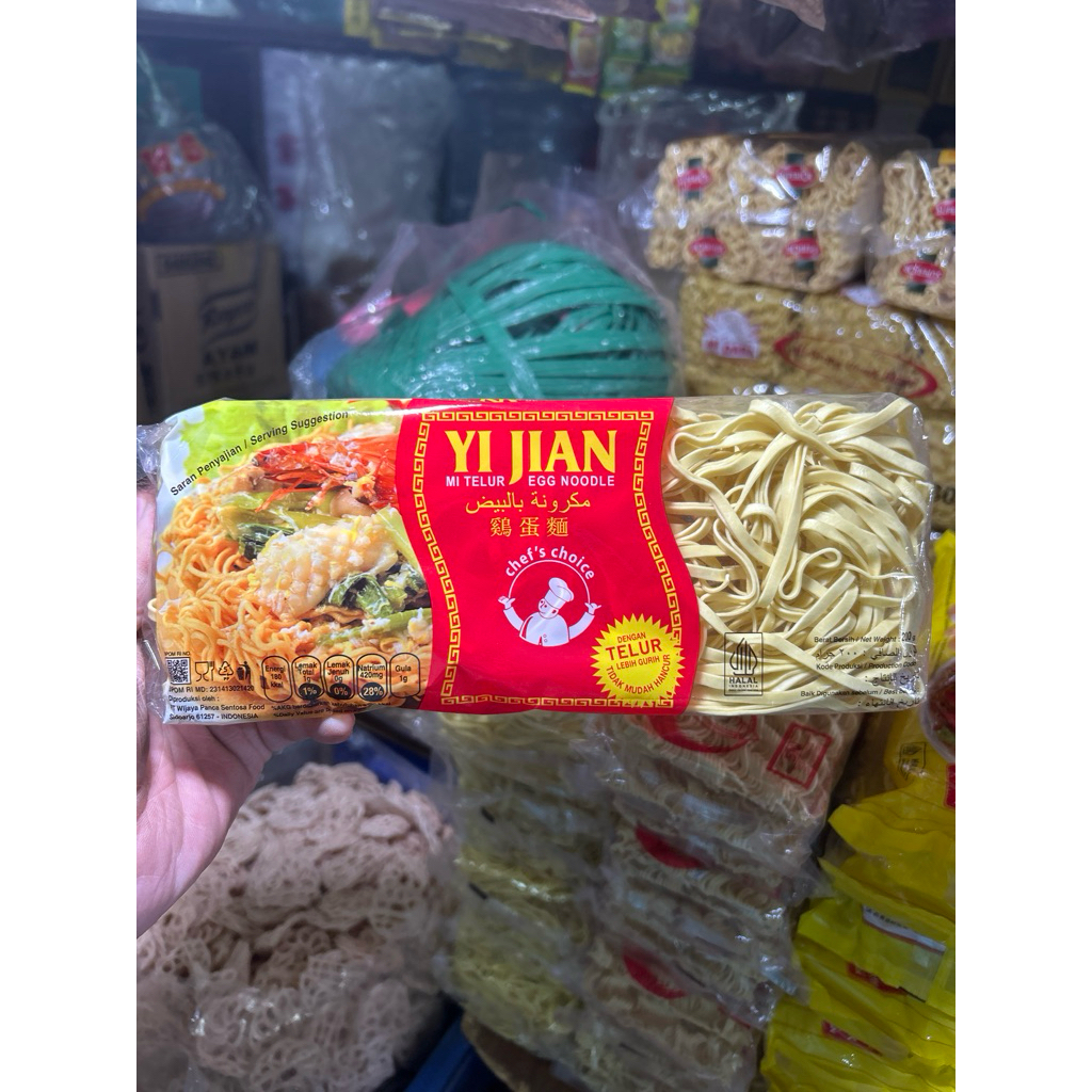 

Mie Telur Mi Telor Yi Jian Kecil dan Lebar
