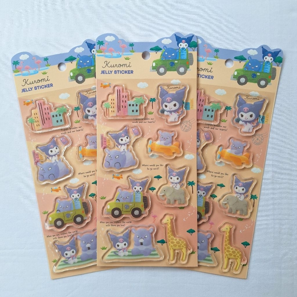 

Kuromi Stickers Jelly Adinata / Stiker / Perekat / Label 6165