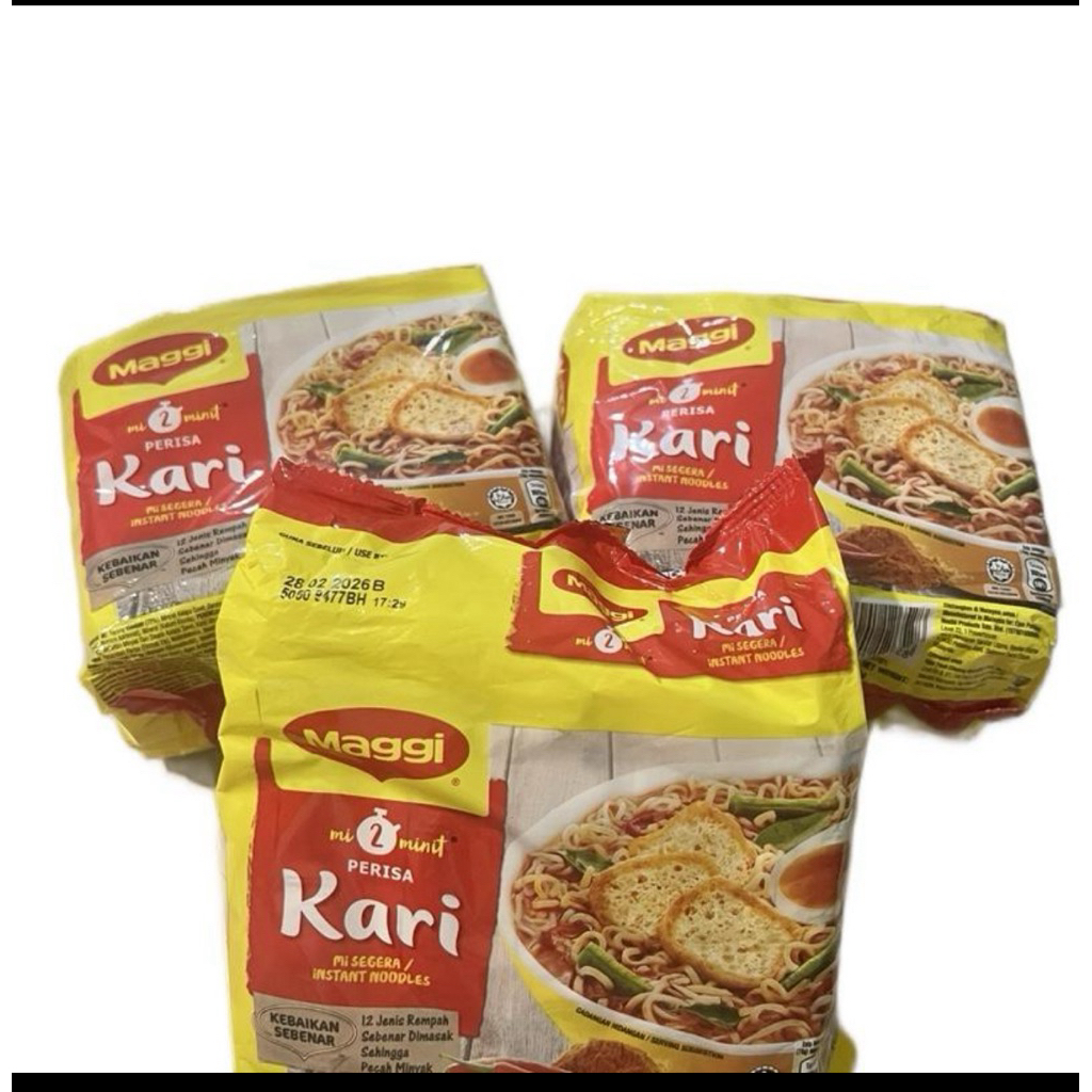

Maggi Mie Kari isi 5 . ORI Malaysia