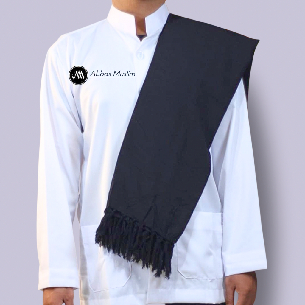 Albas Sorban Pria Lebar Remaja Dan Dewasa Polos Panjang Motif Rawis