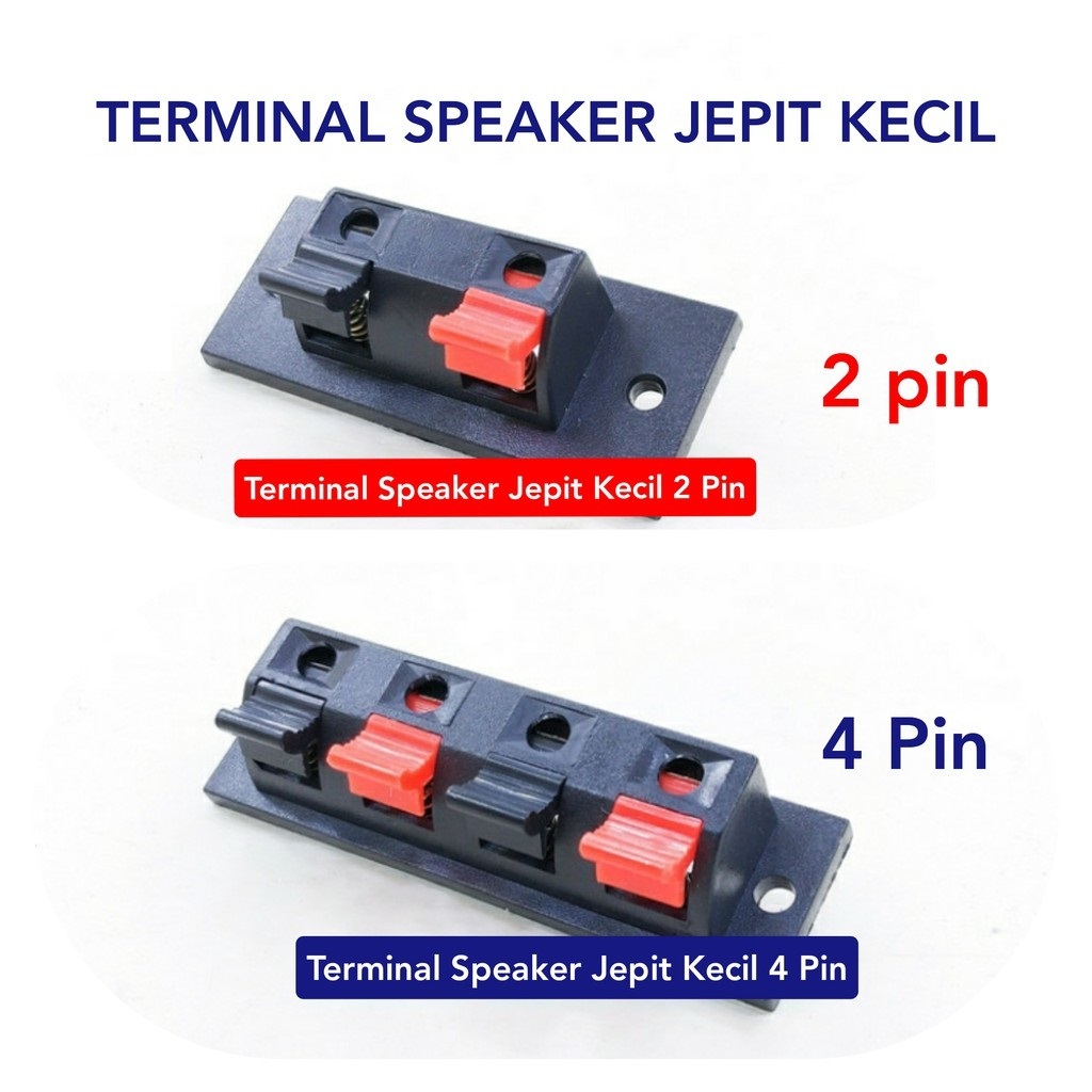 TERMINAL JEPIT OUTPUT AMPLIFIER SPEAKER STEREO JAPIT 2 PIN 4 PIN POWER