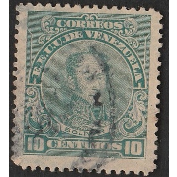 

A 10424 SATU BUAH PRANGKO VENEZUELA NOMINAL 10 CENTAVOS TEMA SIMON BOLIVAR DENGAN KONDISI SDAH ADA CAP