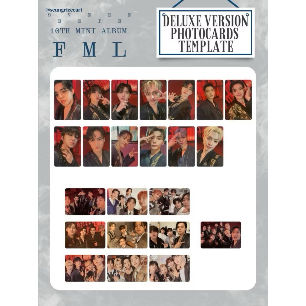 Seventeen FML Deluxe Version, OT13 PC + 9 PC Unit + 1 PC Group