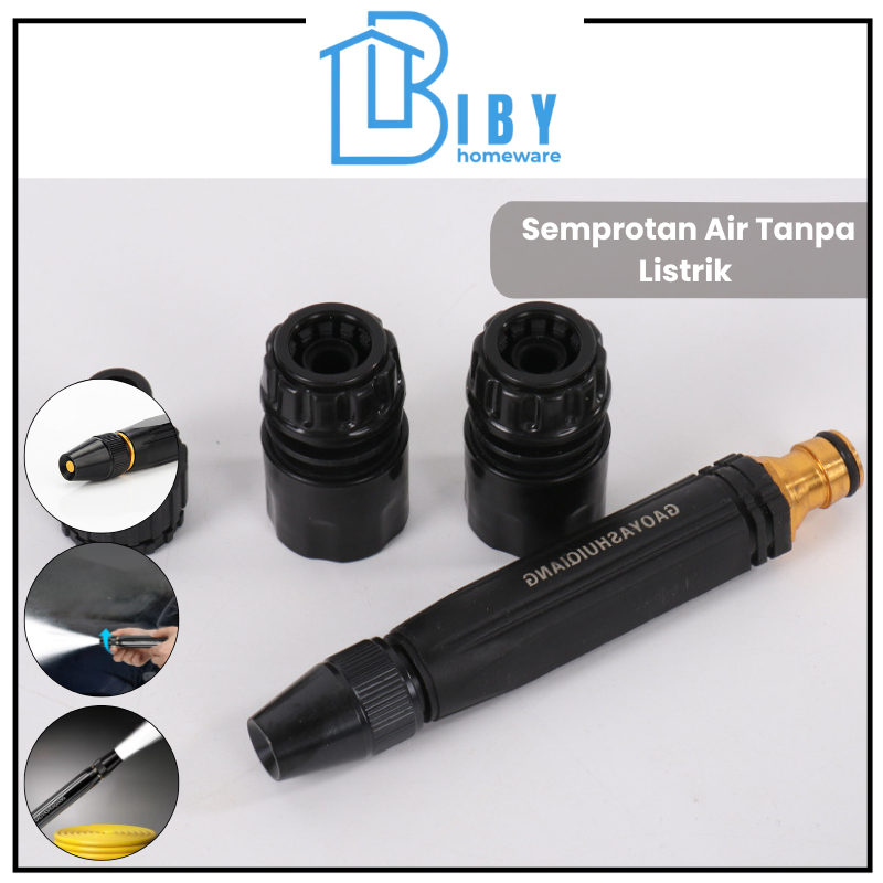 BIBY Semprotan Air Tanpa Listrik Alat Semprot Air Kuningan Cuci Motor Mobil