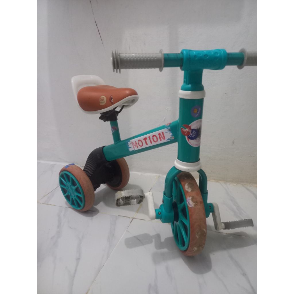 preloved balance bike 3 in 1