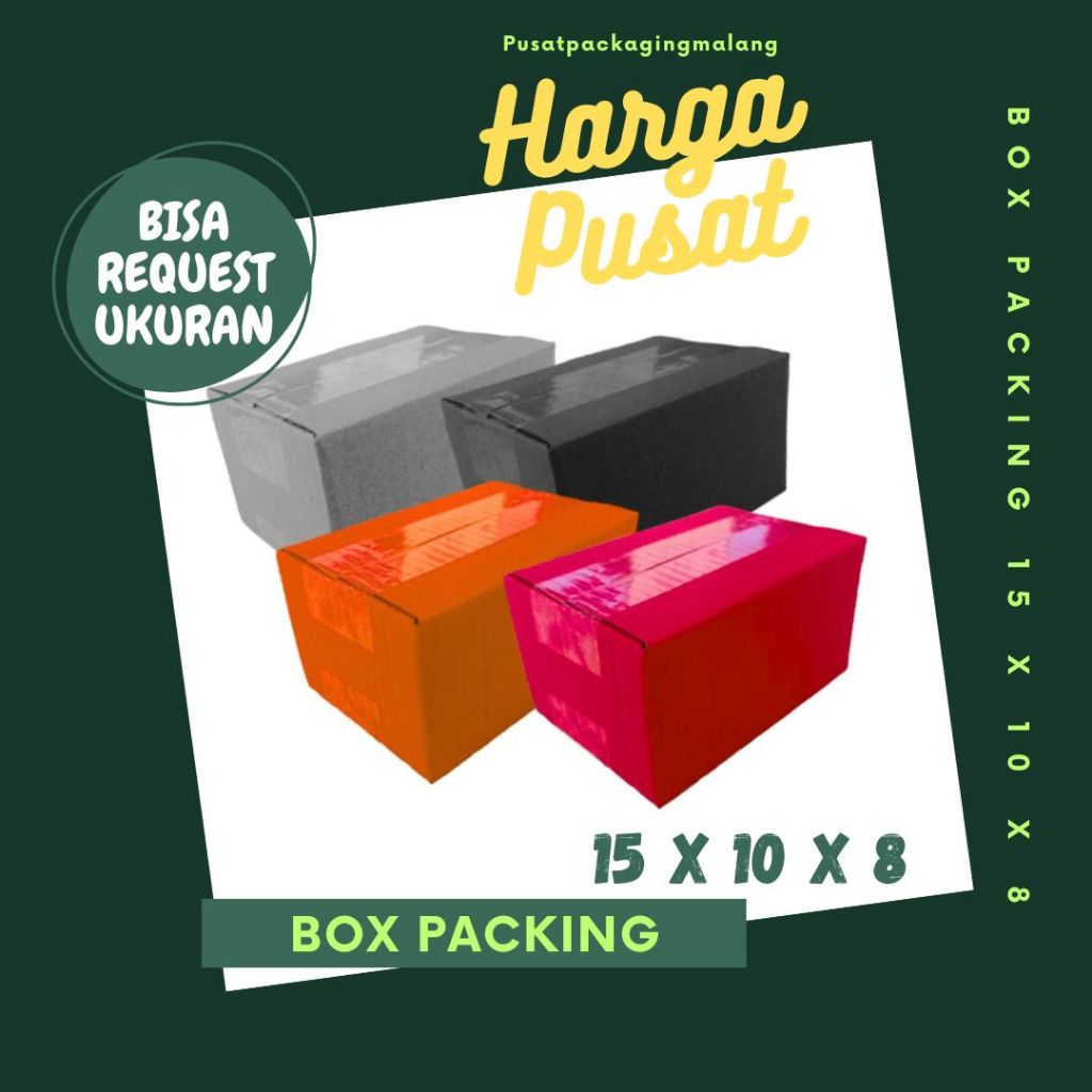 

Box 15x10x8 A1 / Kardus 15x10x8 A1 Packing / Dus 15x10x8 A1 Kotak Botol Kemasan Pusat Packaging
